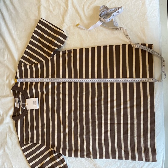 Norse Projects Holger Compact Cotton Bold Stripe Tee - Picture 11 of 12